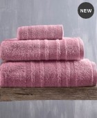 Σετ πετσέτες 5 τεμ. LAURA ΡΟΔΙ, RYTHMOS HOME  Σετ πετσέτες Mπάνιου