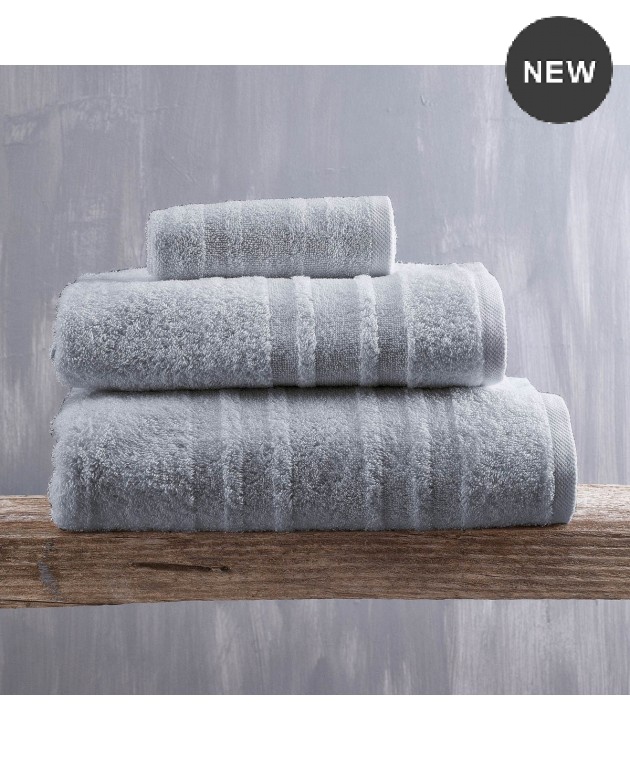 Πετσέτα σώματος (70Χ140) LAURA SOFT GREY, RYTHMOS HOME Πετσέτες Mπάνιου