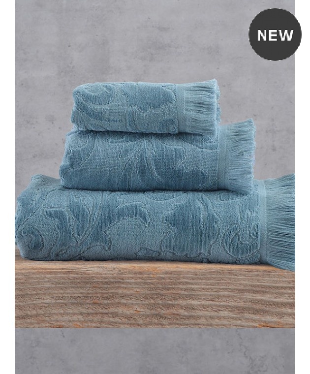 Πετσέτα σώματος (70Χ140) SIENNA DENIM, RYTHMOS HOME Πετσέτες Mπάνιου