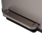 ESTIA ΚΑΔΟΣ ΑΠΟΡΡΙΜΑΤΩΝ FLATOP SOFT CLOSE 50lt ΜΑΤ ΙΝΟΞ Κάδοι Απορριμμάτων