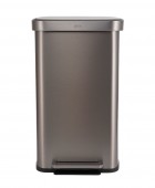 ESTIA ΚΑΔΟΣ ΑΠΟΡΡΙΜΑΤΩΝ FLATOP SOFT CLOSE 70lt ΜΑΤ ΙΝΟΞ Κάδοι Απορριμμάτων