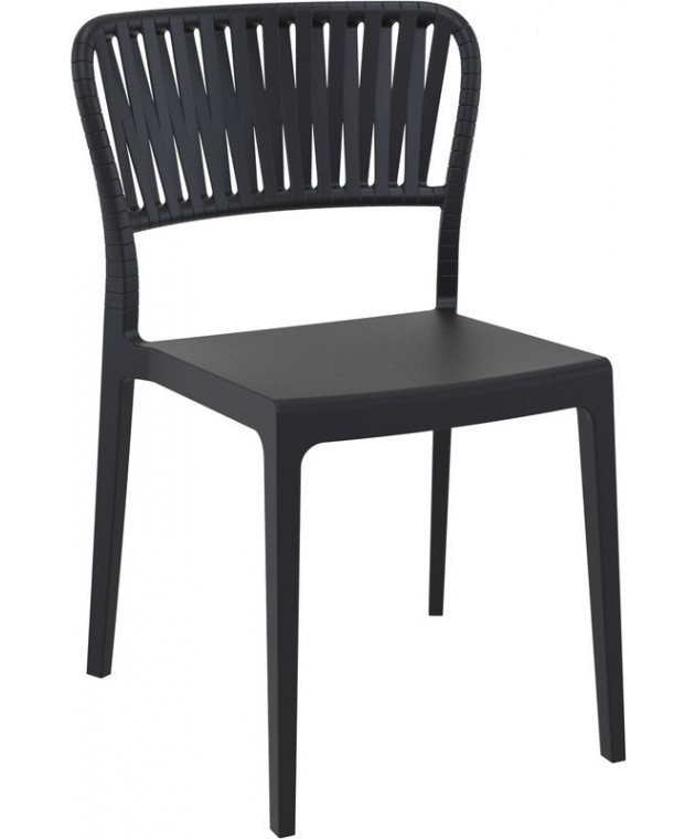 PORTOFINO BLACK ΚΑΡΕΚΛΑ ΠΟΛ/ΝΙΟΥ  52X56X83εκ.  Καρέκλες