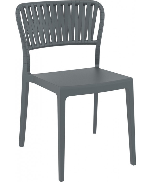 PORTOFINO DARK GREY ΚΑΡΕΚΛΑ ΠΟΛ/ΝΙΟΥ  52X56X83εκ.  Καρέκλες