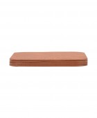 ESTIA ΣΟΥΒΕΡ ALLURE PVC 10x10cm ΚΑΦΕ  ΣΕΤ 4 ΤΕΜ. Σουβέρ