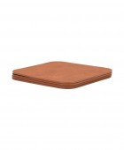 ESTIA ΣΟΥΒΕΡ ALLURE PVC 10x10cm ΚΑΦΕ  ΣΕΤ 4 ΤΕΜ. Σουβέρ