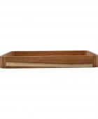 ESTIA ΔΙΣΚΟΣ ΣΕΡΒΙΡΙΣΜΑΤΟΣ ALLURE ΟΡΘΟΓΩΝΙΟΣ 42x32x5cm ΜΕ ΛΑΒΕΣ ΜΕΤΑΦΟΡΑΣ Δίσκοι
