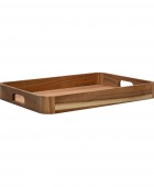 ESTIA ΔΙΣΚΟΣ ΣΕΡΒΙΡΙΣΜΑΤΟΣ ALLURE ΟΡΘΟΓΩΝΙΟΣ 42x32x5cm ΜΕ ΛΑΒΕΣ ΜΕΤΑΦΟΡΑΣ Δίσκοι