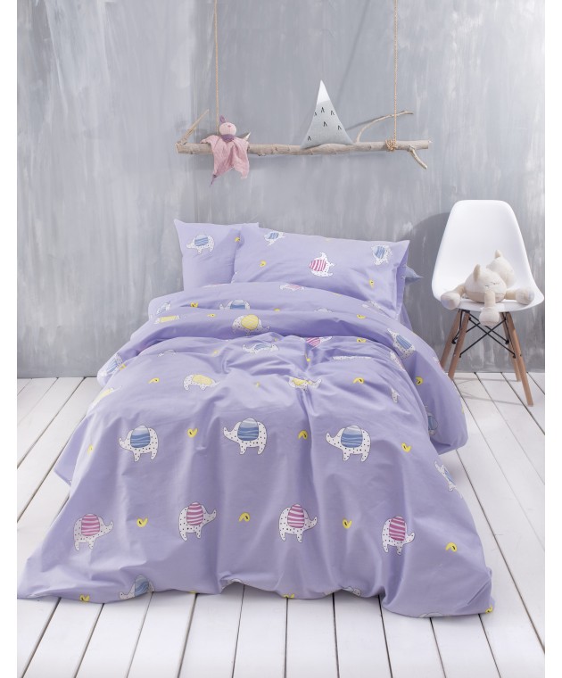 Σετ μαξιλαροθήκες παιδικές (50X70) WOOLY PINK, RYTHMOS HOME Παιδικές Μαξιλαροθήκες