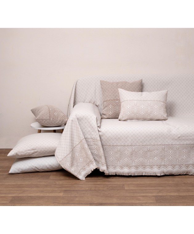 Ριχτάρι Τριθέσιου 180x280 1574 Beige 