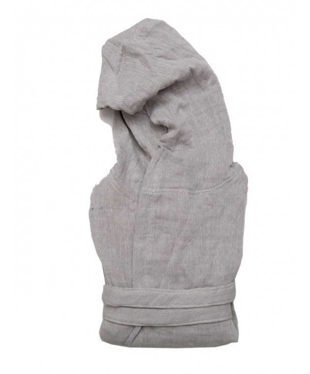 Μπουρνούζι Μουσελίνα Small/Medium Adelina 2 Grey Μπουρνούζια