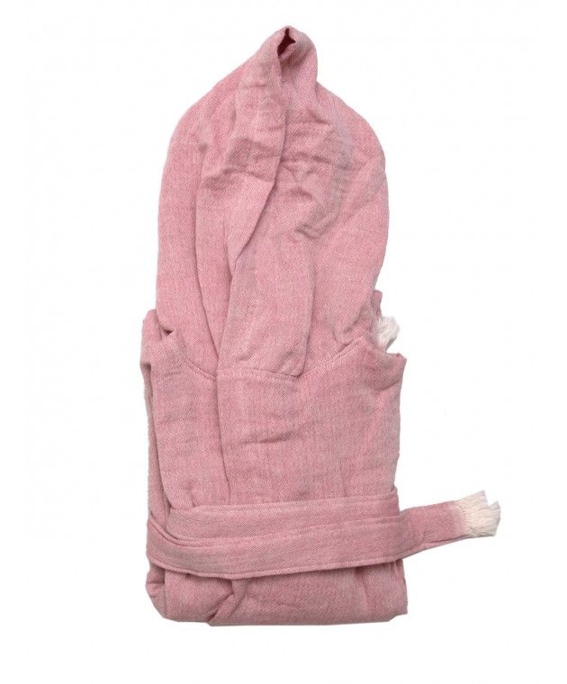 Μπουρνούζι Μουσελίνα Medium/Large Adelina 3 Blush Pink Μπουρνούζια