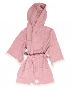 Μπουρνούζι Μουσελίνα Medium/Large Adelina 3 Blush Pink Μπουρνούζια