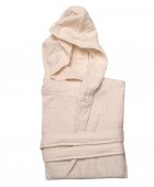 Μπουρνούζι Μουσελίνα Small/Medium Adelina 4 Ivory Μπουρνούζια