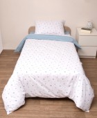 Σετ Πάπλωμα Μονό 160x240 Ίκαρος Σιέλ Παιδικά Παπλώματα