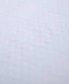 Κουβέρτα Polycotton Αγκαλιάς 80x115 Δήλος Λευκό Αγκαλιάς-Λίκνου