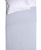 Κουβέρτα Polycotton Αγκαλιάς 80x115 Δήλος Γκρι Αγκαλιάς-Λίκνου