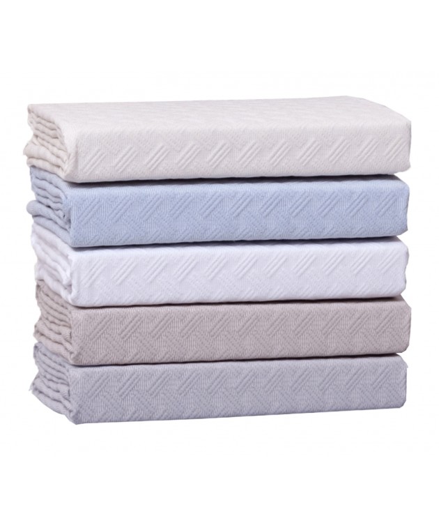 Κουβέρτα Polycotton Κούνιας 110x155 Δήλος Σιέλ Κούνιας