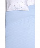 Κουβέρτα Polycotton Κούνιας 110x155 Δήλος Σιέλ Κούνιας