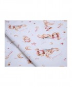 Κουβέρτα Καλοκαιρινή Βαμβακερή Αγκαλιάς 70x95 Δανάη Αγκαλιάς-Λίκνου