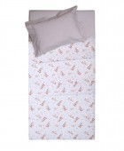 Κουβέρτα Καλοκαιρινή Βαμβακερή Αγκαλιάς 70x95 Δανάη Αγκαλιάς-Λίκνου