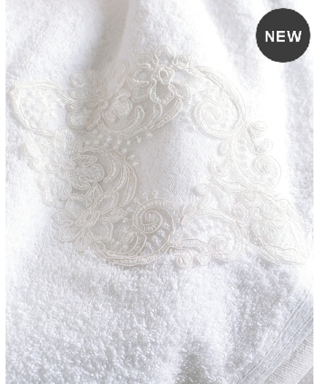 Σετ πετσέτες μπάνιου 3 τεμ. CYBELE WHITE, RYTHMOS HOME Σετ πετσέτες Mπάνιου