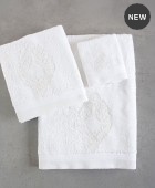Σετ πετσέτες μπάνιου 3 τεμ. CYBELE WHITE, RYTHMOS HOME Σετ πετσέτες Mπάνιου