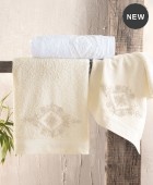 Σετ πετσέτες μπάνιου 3 τεμ. COLDELIA WHITE, RYTHMOS HOME Σετ πετσέτες Mπάνιου