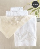Σετ πετσέτες μπάνιου 3 τεμ. ELECTRA ECRU, RYTHMOS HOME Σετ πετσέτες Mπάνιου
