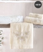 Σετ πετσέτες μπάνιου 3 τεμ. ARAGON WHITE, RYTHMOS HOME Νυφικές Πετσέτες