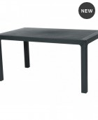 Σετ 7τμχ DUBAI ΠΟΛΥΠΡΟΠΥΛΕΝΙΟΥ 120x70 ΑΝΘΡΑΚΙ 1801-8830 Τραπεζαρίες