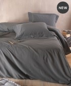 Σετ κουβερλί Υ/Δ (230Χ260) WHISPER GREY, RYTHMOS HOME Κουβερλί Υπέρδιπλα