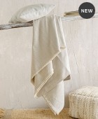Διακοσμητική μαξιλαροθήκη (40Χ40) SANTORINI ΜΠΕΖ, RYTHMOS HOME Μαξιλαροθήκες