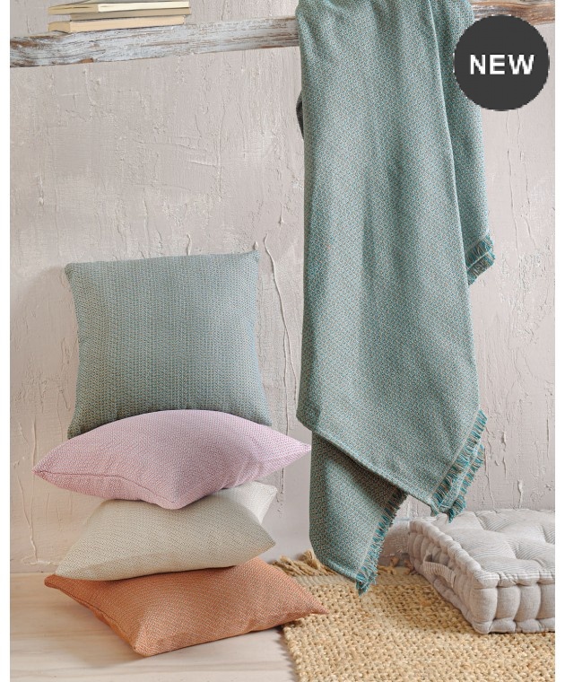 Ριχτάρι τριθέσιου (180X280) SANTORINI ΜΠΕΖ, RYTHMOS HOME Τριθέσιου