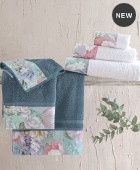 Σετ πετσέτες 3 τεμ. (ΣΕ ΣΑΚΟΥΛΑ) MARGO ΜΠΛΕ, RYTHMOS HOME Σετ πετσέτες Mπάνιου