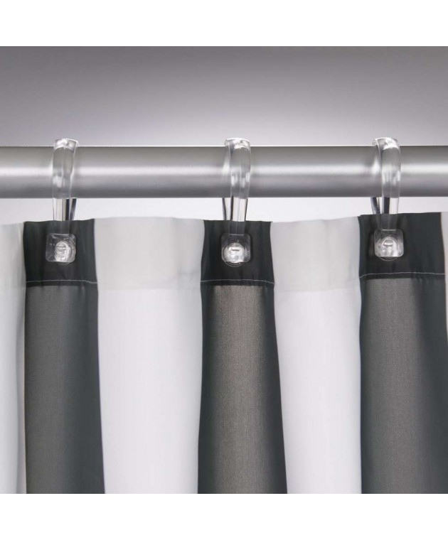 Linje 180Πx200Υ grey κουρτίνα μπάνιου υφασμάτινη Sealskin Κουρτίνες Mπάνιου