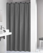 Madeira 240Πx200Y grey κουρτίνα μπάνιου υφασμάτινη Sealskin Κουρτίνες Mπάνιου