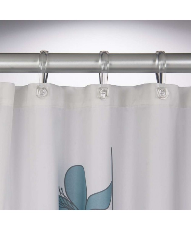 Orchid 180Πx200Υ blue κουρτίνα μπάνιου υφασμάτινη Sealskin Κουρτίνες Mπάνιου