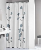 Orchid 180Πx200Υ blue κουρτίνα μπάνιου υφασμάτινη Sealskin Κουρτίνες Mπάνιου