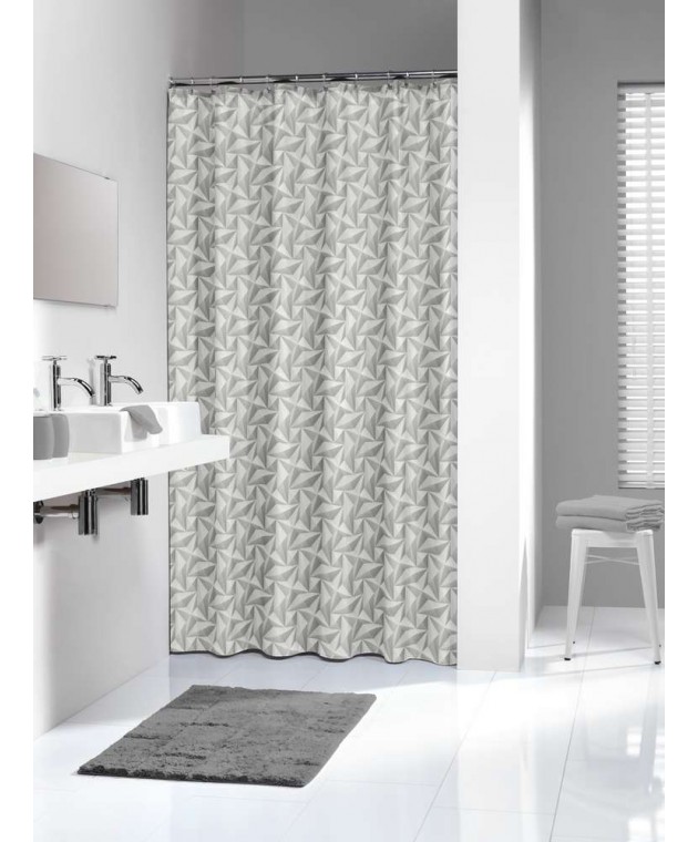 Piega 180Πx200Υ grey κουρτίνα μπάνιου υφασμάτινη Sealskin Κουρτίνες Mπάνιου