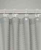 Relative 180Πx200Υ grey κουρτίνα μπάνιου υφασμάτινη Sealskin Κουρτίνες Mπάνιου
