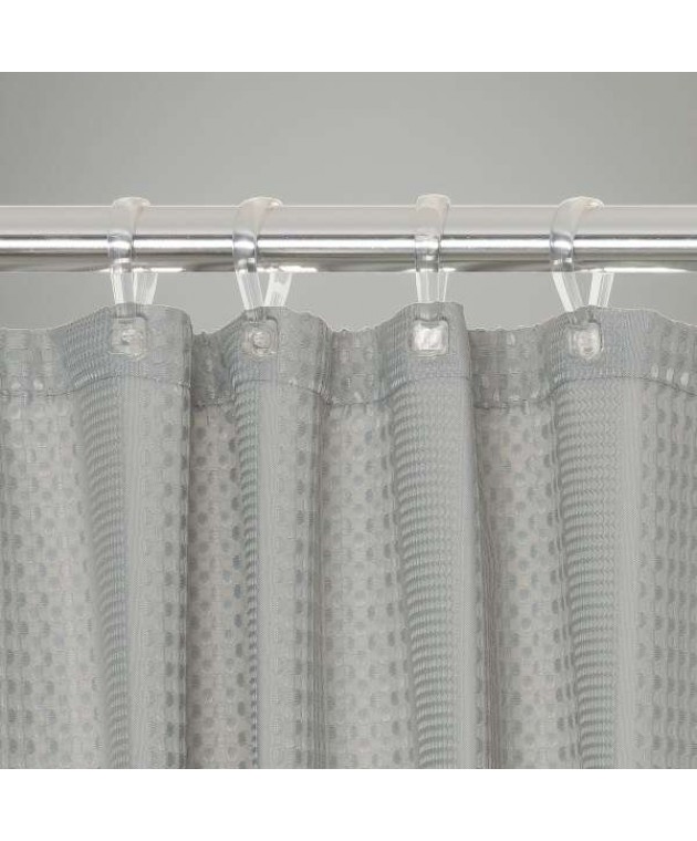 Relative 180Πx200Υ grey κουρτίνα μπάνιου υφασμάτινη Sealskin Κουρτίνες Mπάνιου