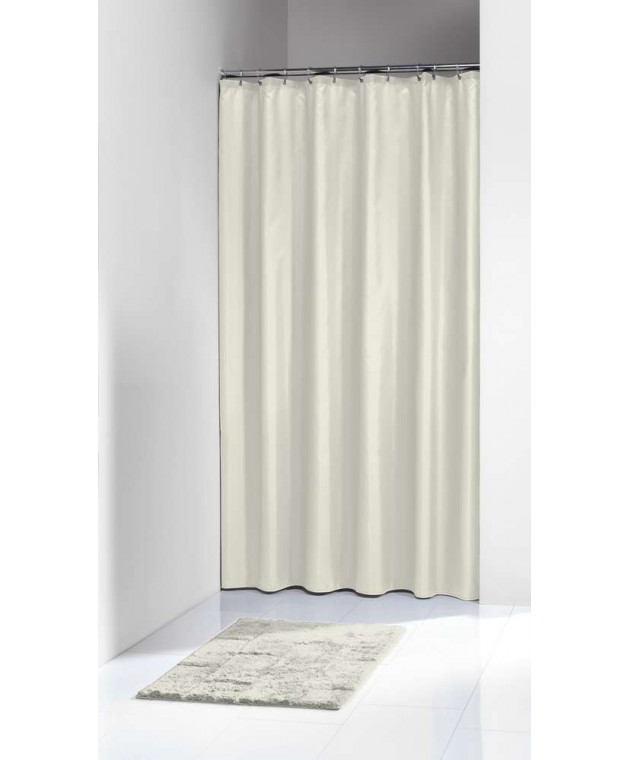 Opaque 180Πx200Υ ecru κουρτίνα μπάνιου πλαστική Sealskin Elemental Κουρτίνες Mπάνιου