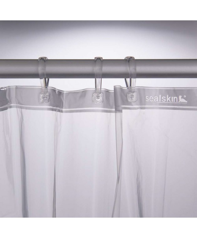 Clear 180Πx200Υ transparent κουρτίνα μπάνιου πλαστική Sealskin Κουρτίνες Mπάνιου