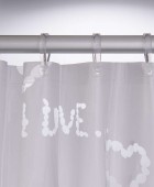 Condens 180Πx200Υ white κουρτίνα μπάνιου πλαστική Sealskin Κουρτίνες Mπάνιου