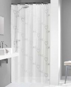 Condens 180Πx200Υ white κουρτίνα μπάνιου πλαστική Sealskin Κουρτίνες Mπάνιου