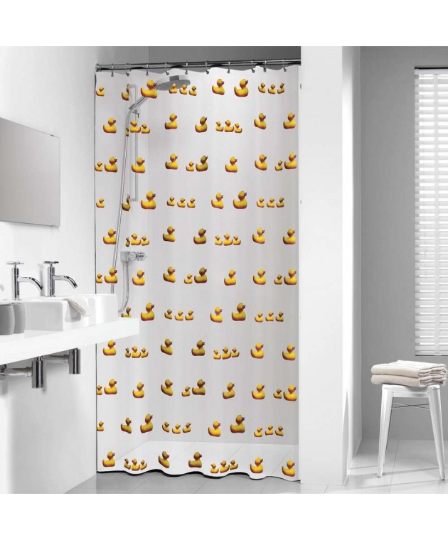 Duckling 180Πx200Υ yellow κουρτίνα μπάνιου πλαστική Sealskin Κουρτίνες Mπάνιου