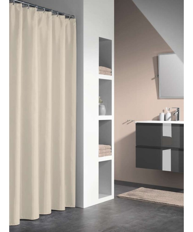 Granada 180Πx200Υ  beige κουρτίνα μπάνιου πλαστική Sealskin Κουρτίνες Mπάνιου