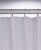 Granada 120Πx200Υ  white κουρτίνα μπάνιου πλαστική Sealskin Κουρτίνες Mπάνιου