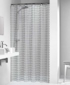 Hammam 180Πx200Υ silver κουρτίνα μπάνιου πλαστική Sealskin Κουρτίνες Mπάνιου