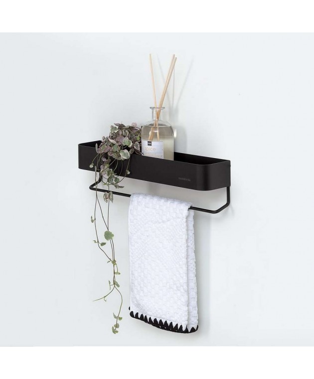 Brix black small ράφι + κρεμάστρα Sealskin